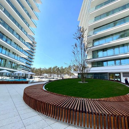 Wave Apartment Tyballtic 7Th Floor With Two Bedrooms And Sea View! Miedzyzdroje Dış mekan fotoğraf