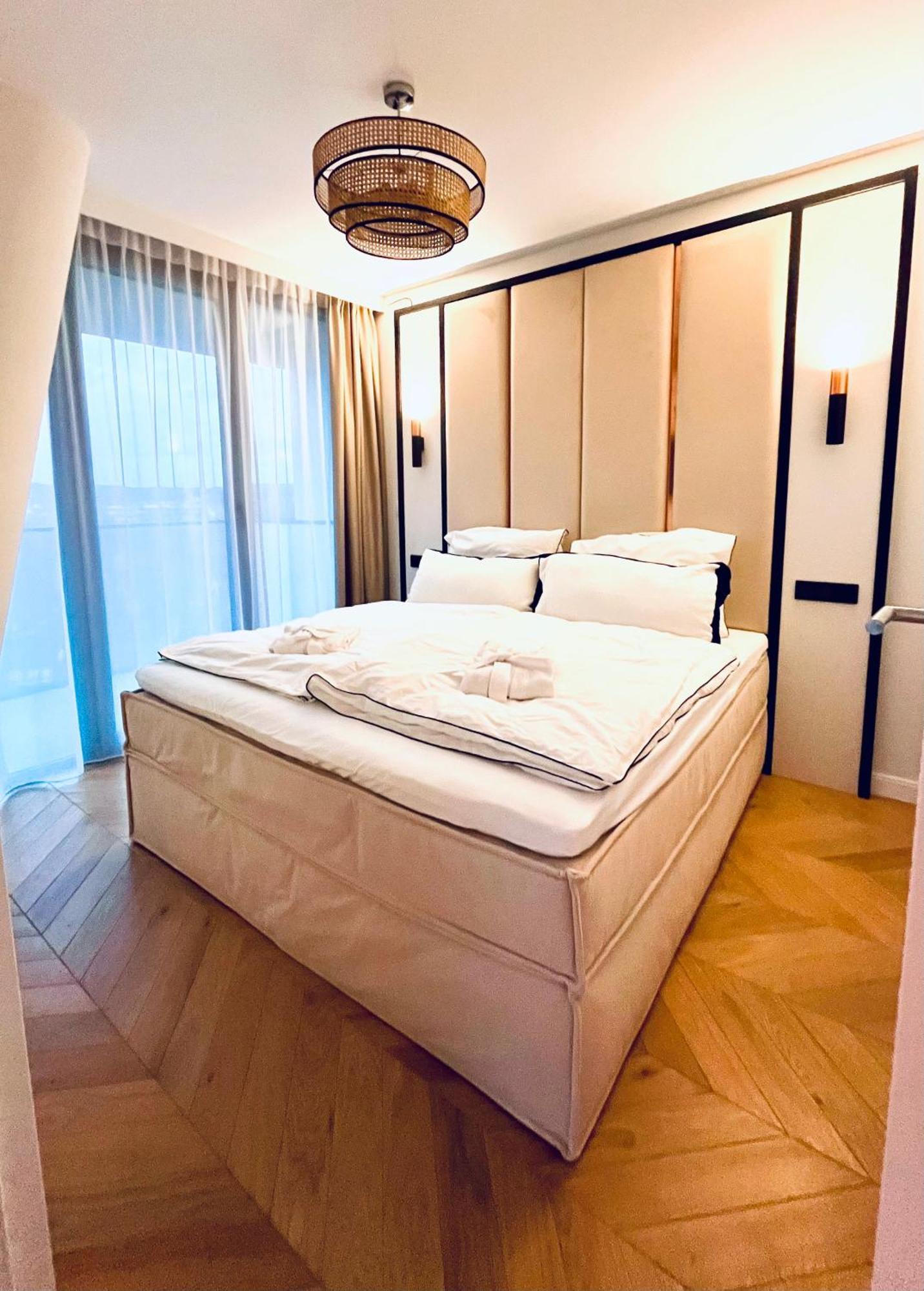 Wave Apartment Tyballtic 7Th Floor With Two Bedrooms And Sea View! Miedzyzdroje Dış mekan fotoğraf